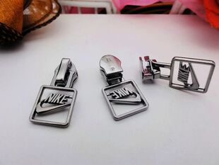 5号7#尼龙正装拉链头/亮枪色运动校服夹克拉锁扣/卫衣外套配件