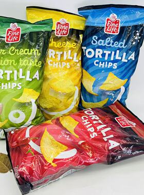 Triangle TORTILLA CHIPS Salted/Hot/cheese/sour cream & onion