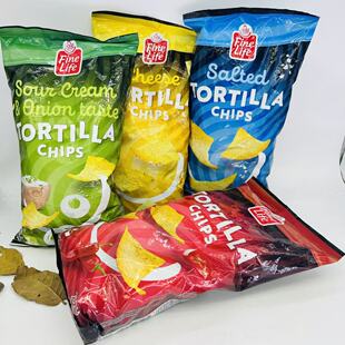 Triangle TORTILLA CHIPS Salted/Hot/cheese/sour cream & onion