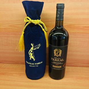 麦德龙法国原酒进口法莱雅1752皇家蓝天使美乐干红葡萄酒750ml