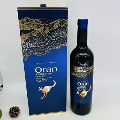 Oran kangaroo shiraz 75cl 15%vol Wine of South oAustrilia