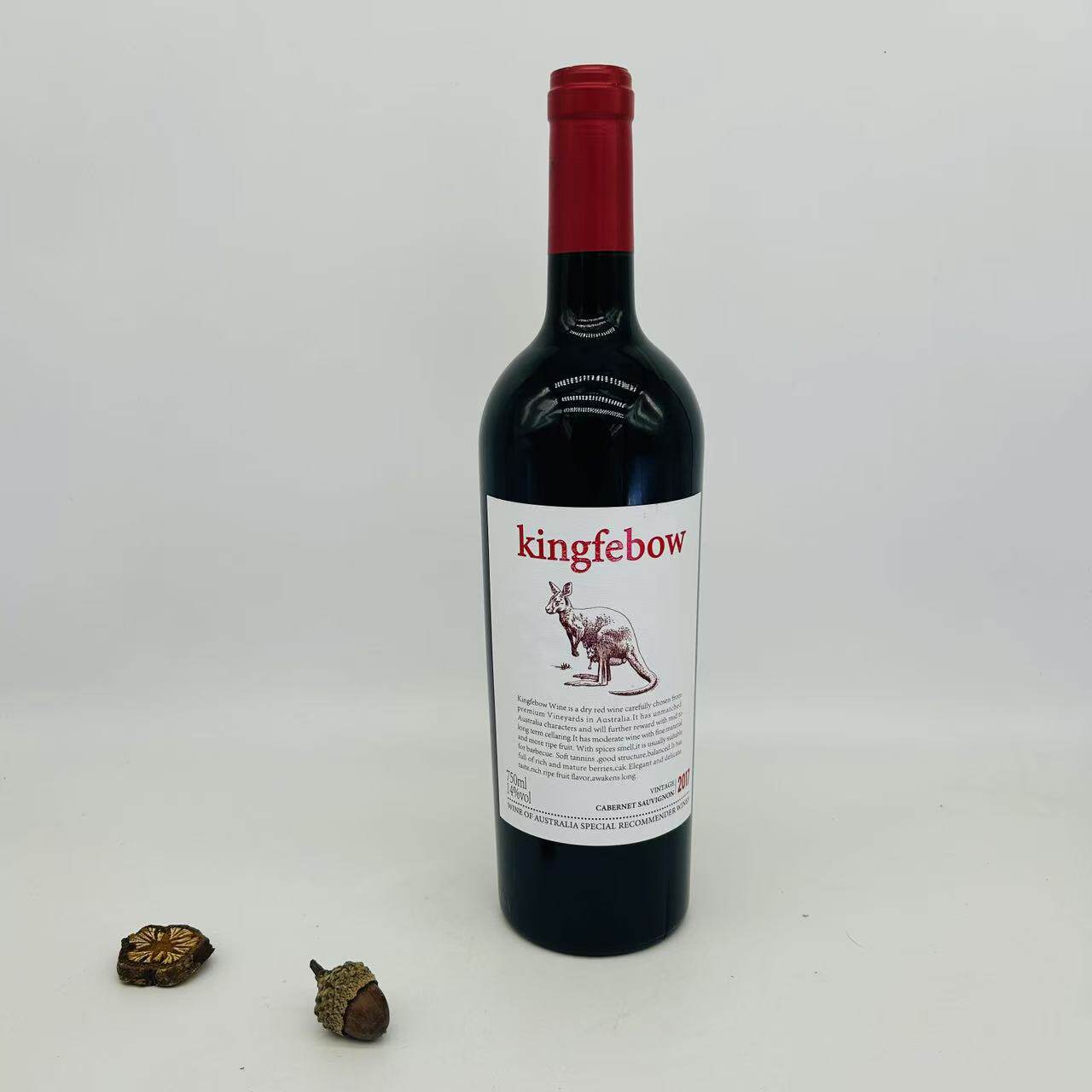 澳大利亚原酒液进口帝菲堡KINGFEBOW赤霞珠干红葡萄酒750ml