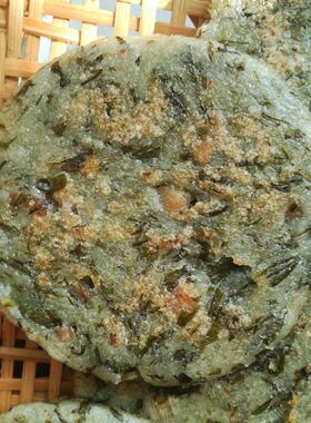六安蒿子粑粑金寨美食腊肉新鲜
