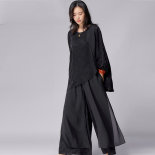 高级时尚套装金兆成2022春季新款女时髦大码洋气网红女神范两件套