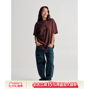 沈球球LA CALLAR丹宁水洗工装休闲百搭简约设计感牛仔裤OY-WO8280