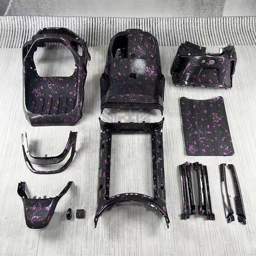 包邮九9号M95C/M85C/M80C全套PP件碳纤维金箔紫箔水转印内壳改装