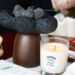 苦橙黑茶香薰摆件扩香石无火精油香氛补充液卧室淡香 火山挚恋