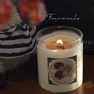 茉莉山茶大容量香薰蜡烛礼盒生日礼物女生卧室浪漫情调 美满杯