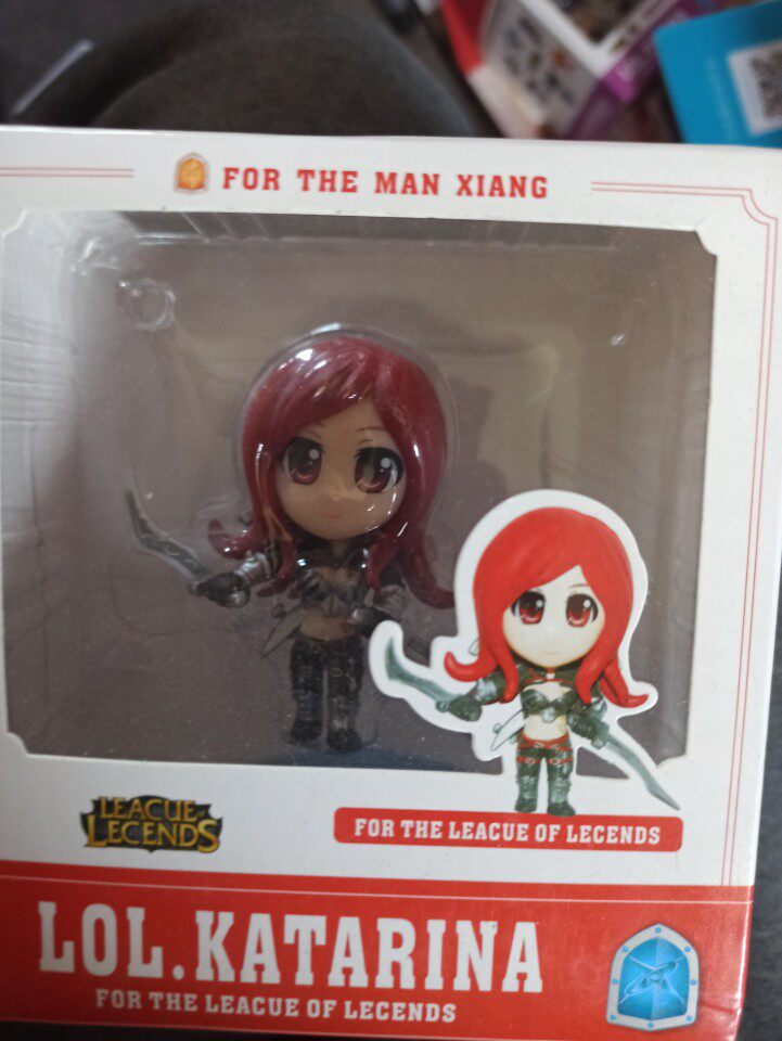 q版 lol英雄联盟卡特 剑姬 纳尔 莫甘娜索拉卡机器人凯南公仔摆件