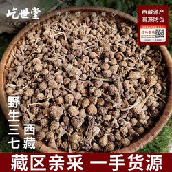 西藏林芝野生藏三七珠子参去竹节珠儿参扣子七非云南三七中药材