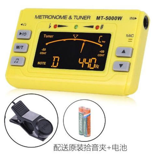 支持12个调式笙/箫调音器节拍器三合一笙/箫电子校音器定音器MT-5