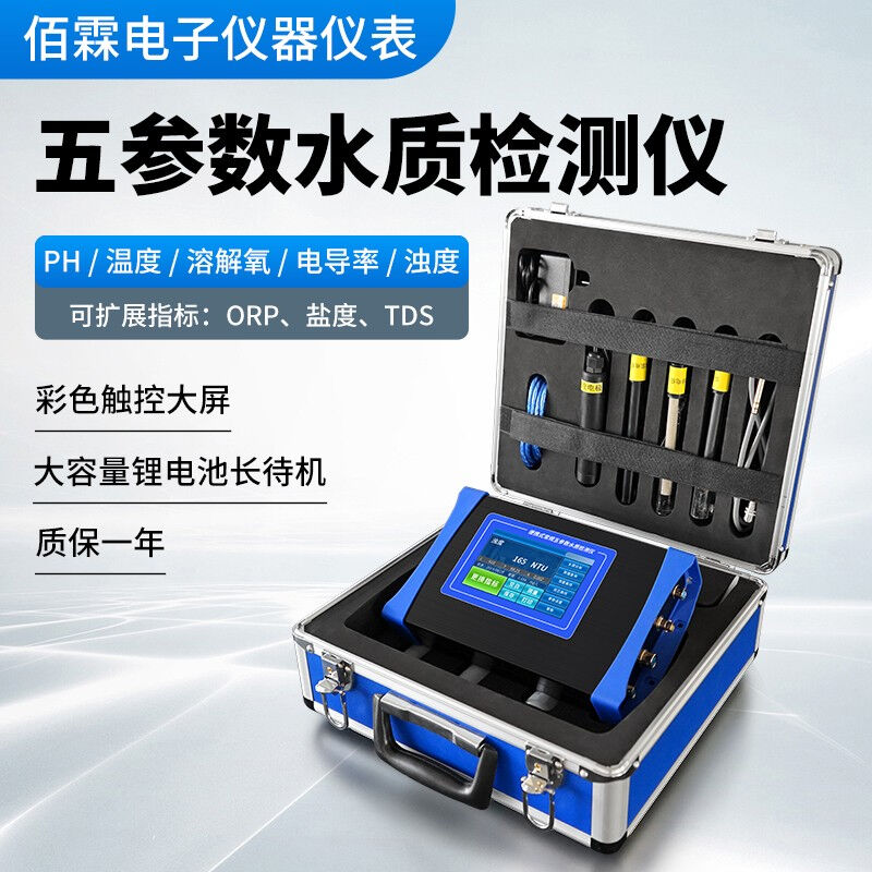 佰霖BL-W多参数水质检测仪便携式ph溶解氧电导率温度浊度测定仪五