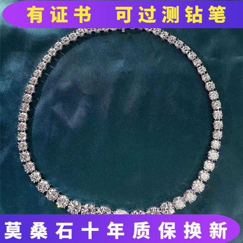 ChinPin/芷芯女莫桑石项链