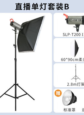 摄力派300w摄影补光灯直播间常亮灯led拍摄摄影棚打光拍照太阳灯2