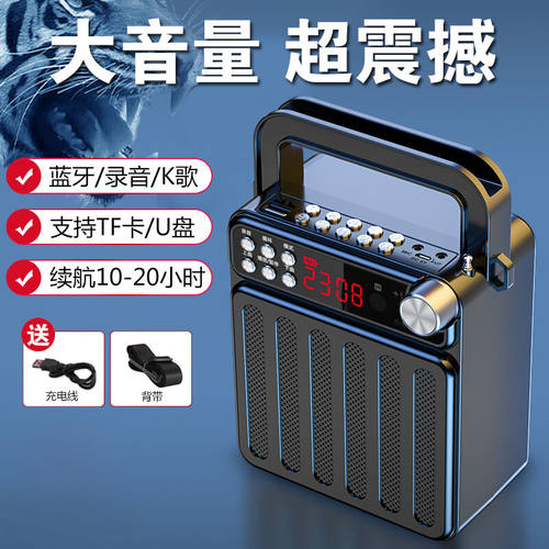 艾硕美（AISOMEX）手提音响户外小型广场舞蓝牙音箱无线麦克风喇