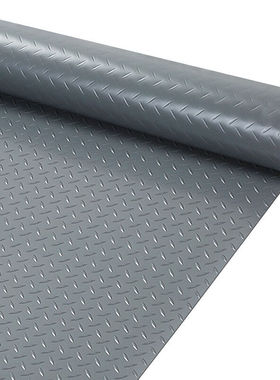 益美得YK-067牛津防滑PVC地垫防水地毯灰色1.4mm厚1.5米宽