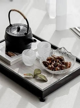 新中式现代样板间茶室装饰摆件