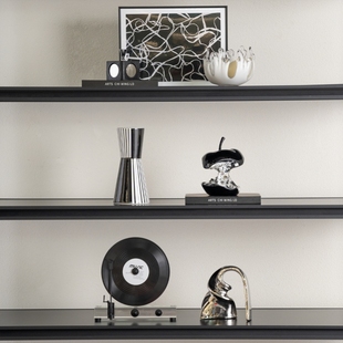 高档轻奢家居电视壁龛书柜开放格摆件高级感小众设计组合软装饰品