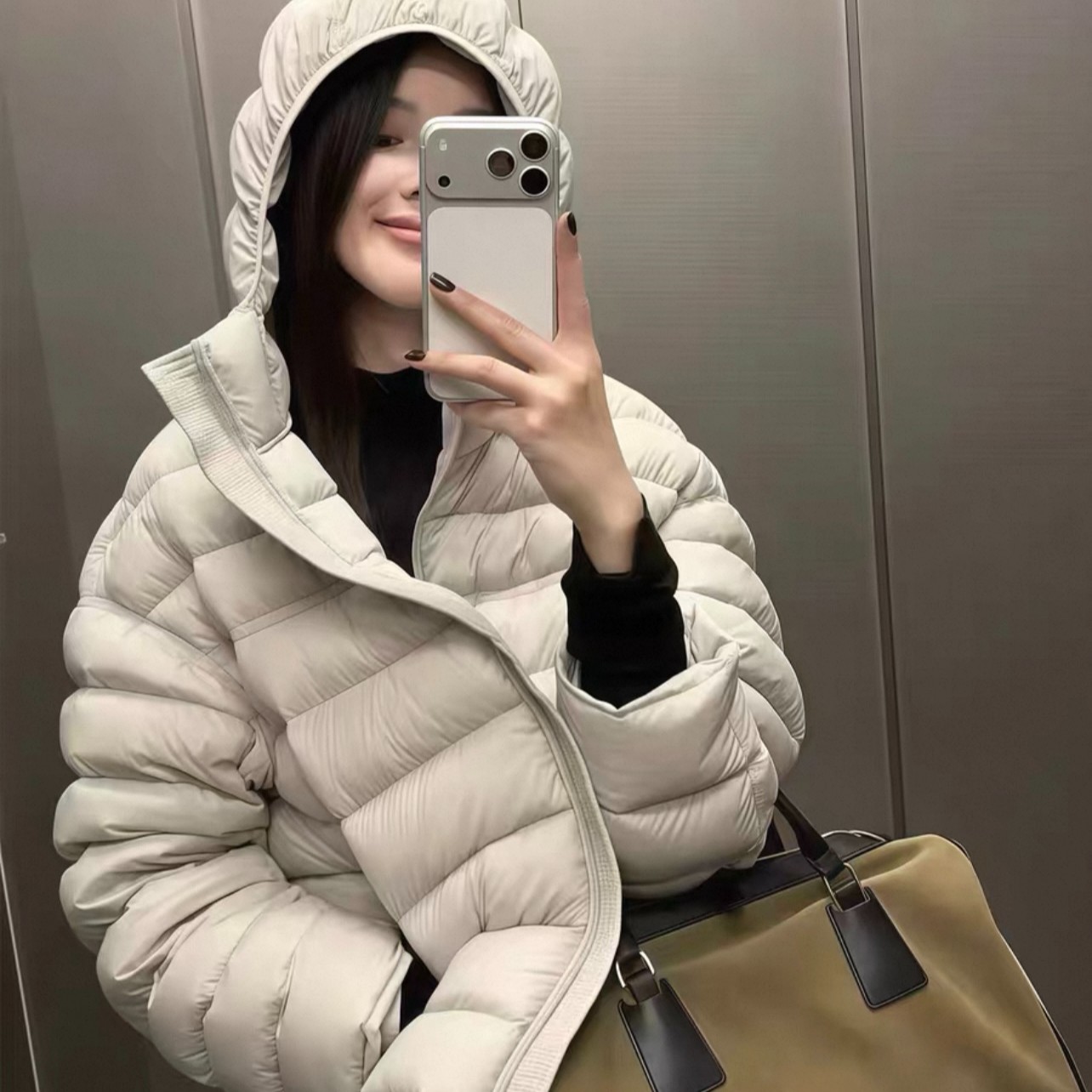 90白鸭绒女排骨款加厚