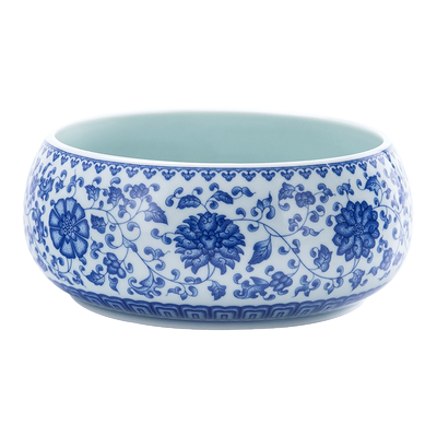 青花瓷茶洗大号陶瓷笔洗