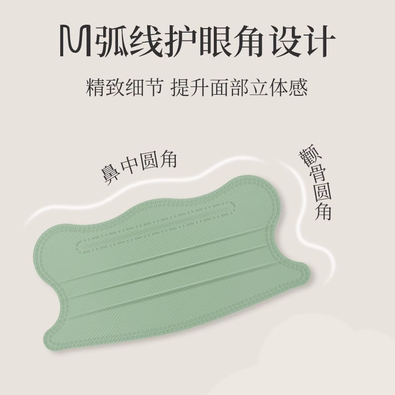 女高颜值秋冬防尘防晒护眼角加厚2024新款3D立体莫兰迪显脸小