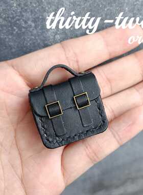 娃包OB11 贝儿挂件 BJD12分娃书包着替 背包手提包真皮