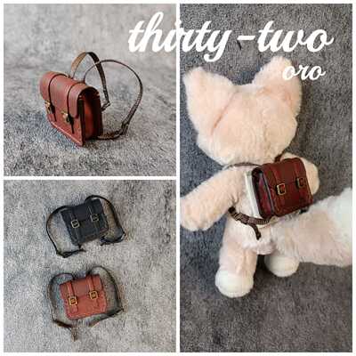 娃包OB11 贝儿挂件 BJD12分娃书包着替 背包挎包真皮