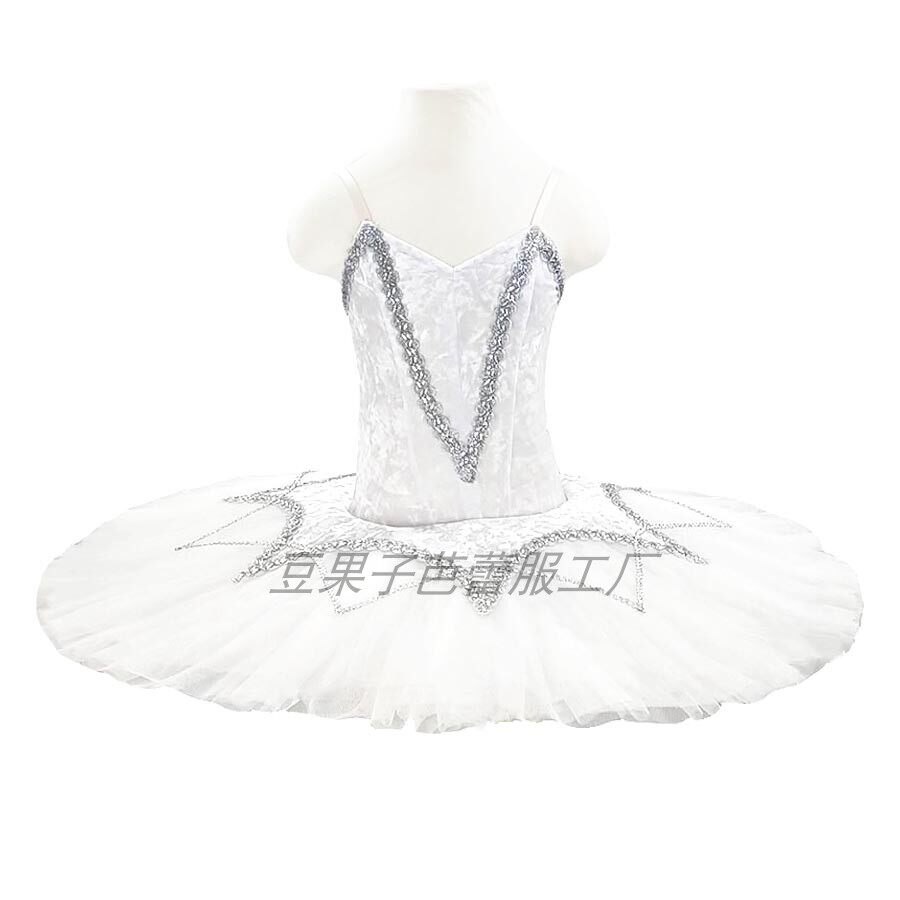 儿童表演服芭蕾舞蹈服成人舞台定做女士TUTU蓬蓬硬纱裙天鹅湖
