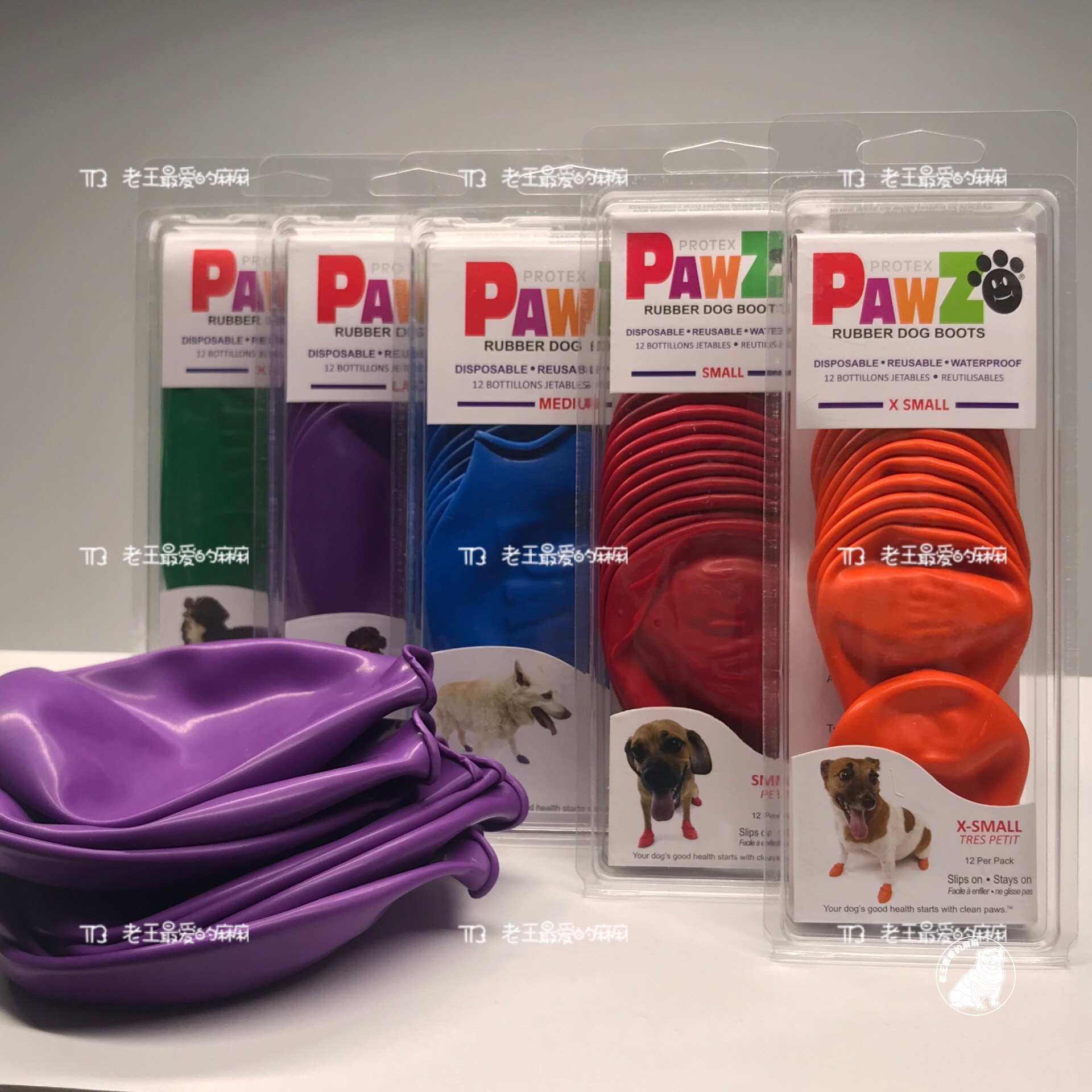 pawz美国进口防水雪狗柯基法斗