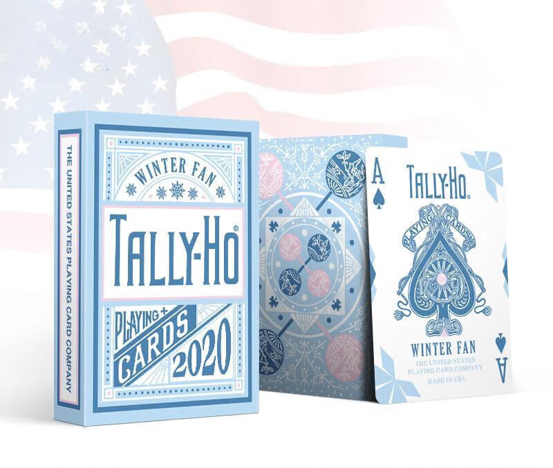 薇欧漫tally-ho单车扑克牌秋冬季节花切纸牌Tally-HoTH2020全新冬图片