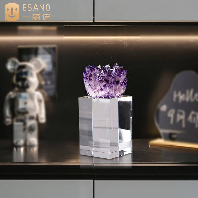 一森诺（ESANO）水晶摆件客厅玄关北欧轻奢工艺品办公室样板房软
