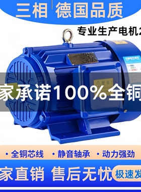 国标全铜三相异步电机380v0.55-500kw2级4级6级8级卧式立式立卧