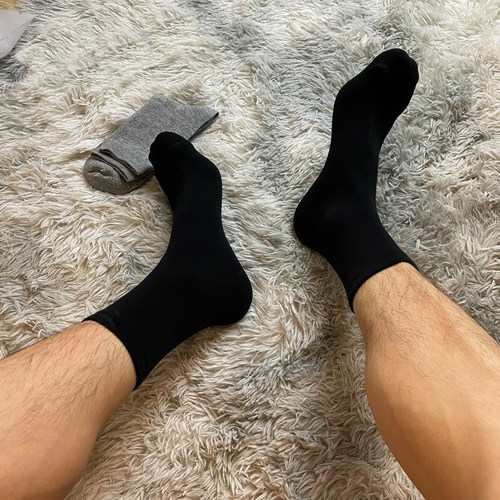 性感上班族商务正装中长筒男袜