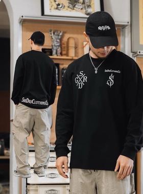 食钓SDGR 防晒速干科技面料T恤反光LOGO印花休闲长袖T恤