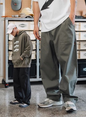 食钓SDGR美式复古工装长裤25秋冬宽松休闲阔腿裤