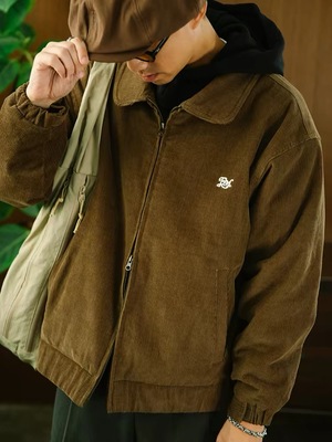 DAKYAM(达人)2025A/W Velvet Sherpa Jacket 灯芯绒雪帕保暖夹克