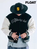 FLOAT 撞色原创设计刺绣外套宽松潮流棒球服 新款 美式 复古夹克秋季