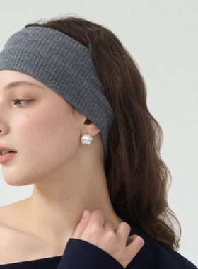 G/S巴黎街头 时髦ins风哑光拉丝金属耳环星星锆石镶嵌圆形耳饰女