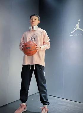 Nike耐克Jordan男子秋季运动时尚印花针织连帽套头卫衣FN5813-622