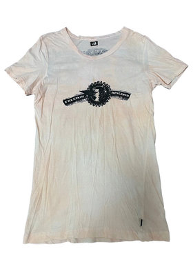 LGB 复古洗水做旧 印花短袖T恤 休闲潮流t恤