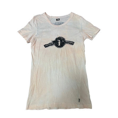 LGB 复古洗水做旧 印花短袖T恤 休闲潮流t恤