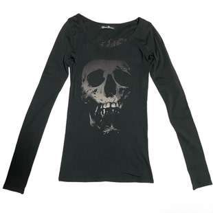 hysteric glamour 歇斯底里 风格草莓骷髅头长袖男女同款