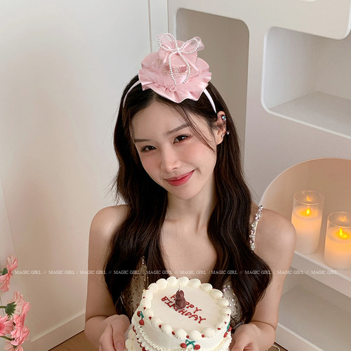 氛围感拍照发箍生日头饰