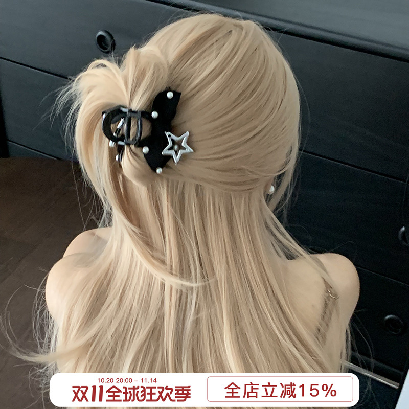 甜酷风小众设计感后脑勺发抓