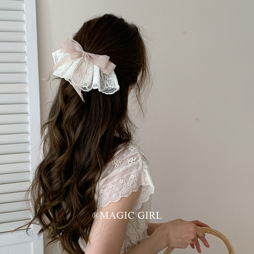 春夏度假风蝴蝶结裙摆弹簧夹子