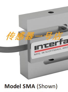 美国interface-SMA-60、500、600N高精度S型拉压力称重传感器测力
