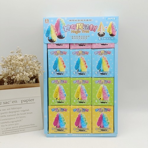 纸树开花圣诞树浇水生长魔法结晶