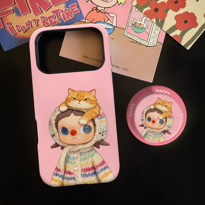嘎子姐和猫猫适用苹果17promax手机壳iphone16pro菲林磁吸支架个性华为P80小米15小众vivo防摔保护壳oppo潮玩,3C数码配件,手机保护套/壳,淘宝优惠券,粉丝福利购,淘宝优惠卷