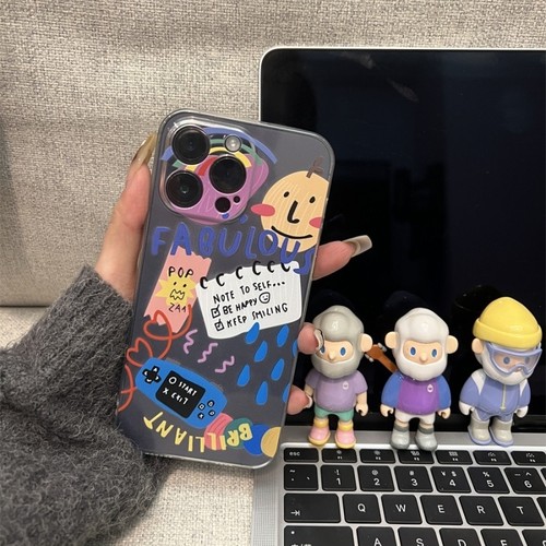 ins涂鸦适用于苹果16硅胶手机壳