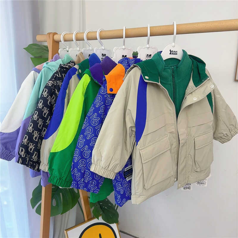 三合一冲锋衣衣拉拉瑁恩瑁爱冬款儿童可拆卸摇粒绒三防面料防风衣